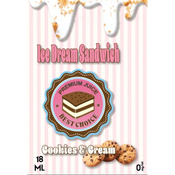 Ice Dream Sandwich - Cookies & Cream - Χονδρική